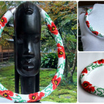 Цветочков много не бывает (вязаные жгуты)