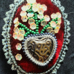 Брошь " Букет"