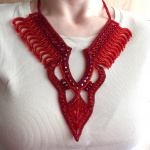 колье КЖ-38 "Пламя сердца"