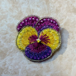 Анютка вышитая