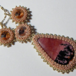 Кулон "Закат в сказочном лесу"