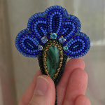 Брошь Василёк