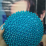 Идеальная форма - шар) Круглая сумочка из бусин.