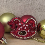 Брошь Конь в яблоках