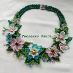 Колье Цветочная полянка