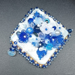 Брошь ....Гжель