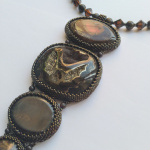 Колье "Шорох крыльев ночи"