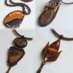 Кулоны "Волжский янтарь"