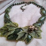 Колье "Заброшенный сад"