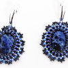 Серьги "Синий лен"