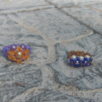 Два колечка "Три цветка" и "Принцесса"