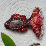 Брошь Ангел подводного царства