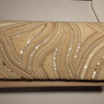 Клатч с вышивкой бисером