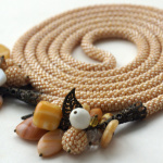 Лариат бежевый