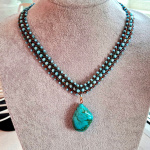 Кулон бирюзовый