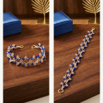 Браслет Сапфировое кружево.